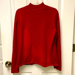 Coldwater Creek Mock Neck Sweater